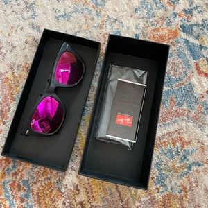 Ray-Ban Polarized Folding Wayfarer Sunglasses